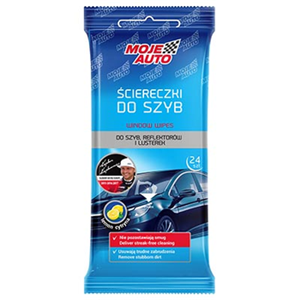 MOJE AUTO- Softi- Ściereczki do Szyb 24 szt. 