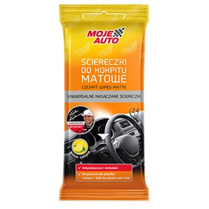 MOJE AUTO - Softi - Ściereczki do Kokpitu Matowe 24 szt. cytryna
